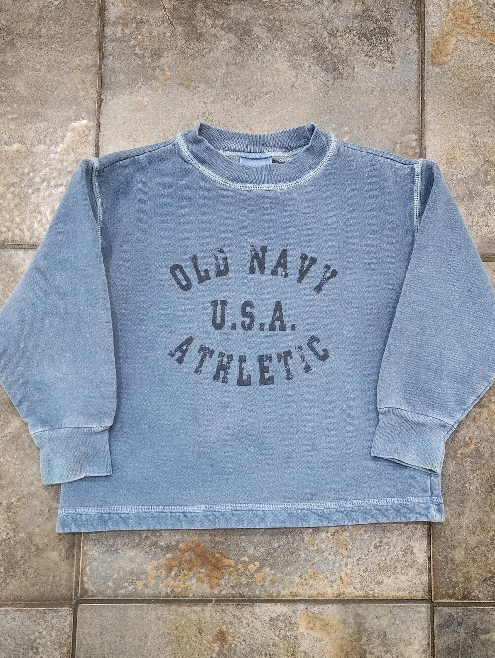 Vintage 90s Old Navy Clothing Co Toddler 2/3 USA Made Crewneck Sweatshirt